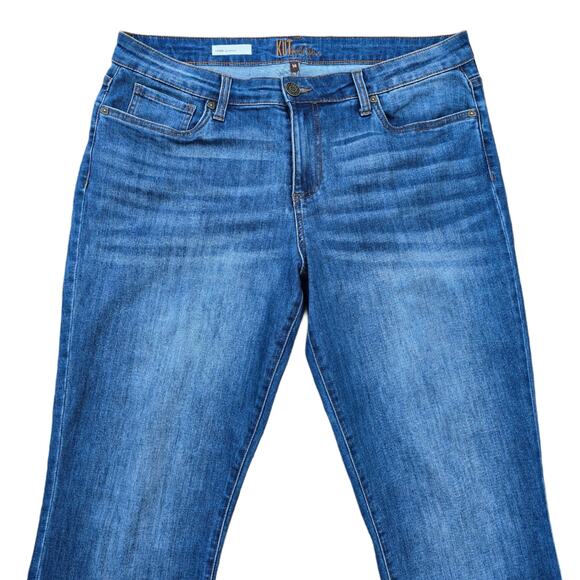 Boyfriend Jeans KFTK Carrie Plus Size 14 Stretch Denim Kut Kloth - Picture 2 of 10